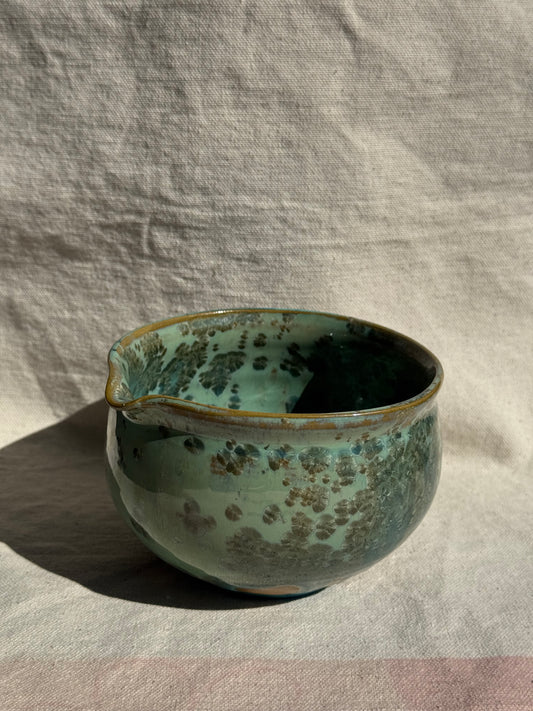 TEA BOWL TEAL TURQUOISE KATAKUCHI 🌸