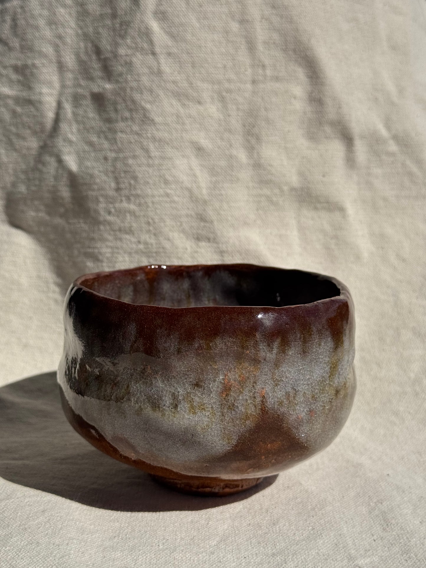 MATCHA TEA BOWL OHI YAKI CLOUDY GLAZE 🌸