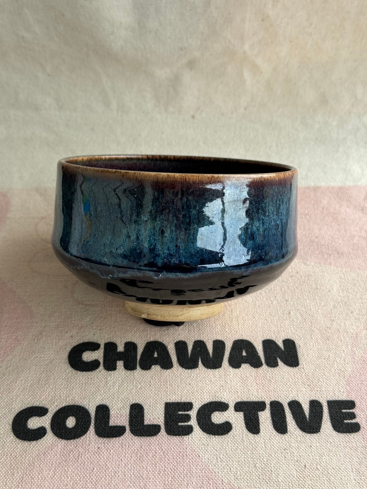 KYO YAKI DEEP BLUE GLAZE 🌸