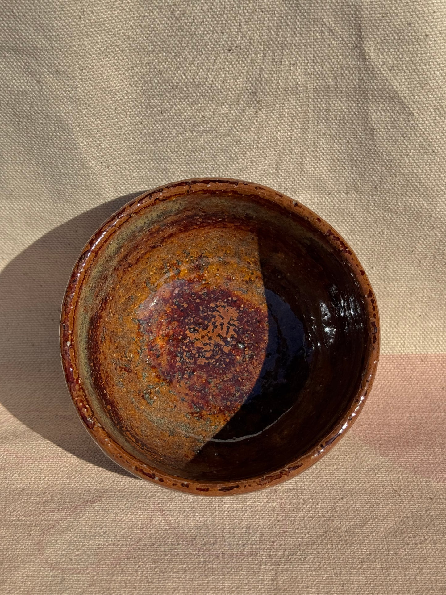 MINI TEA BOWL BROWN GLAZE 🌸