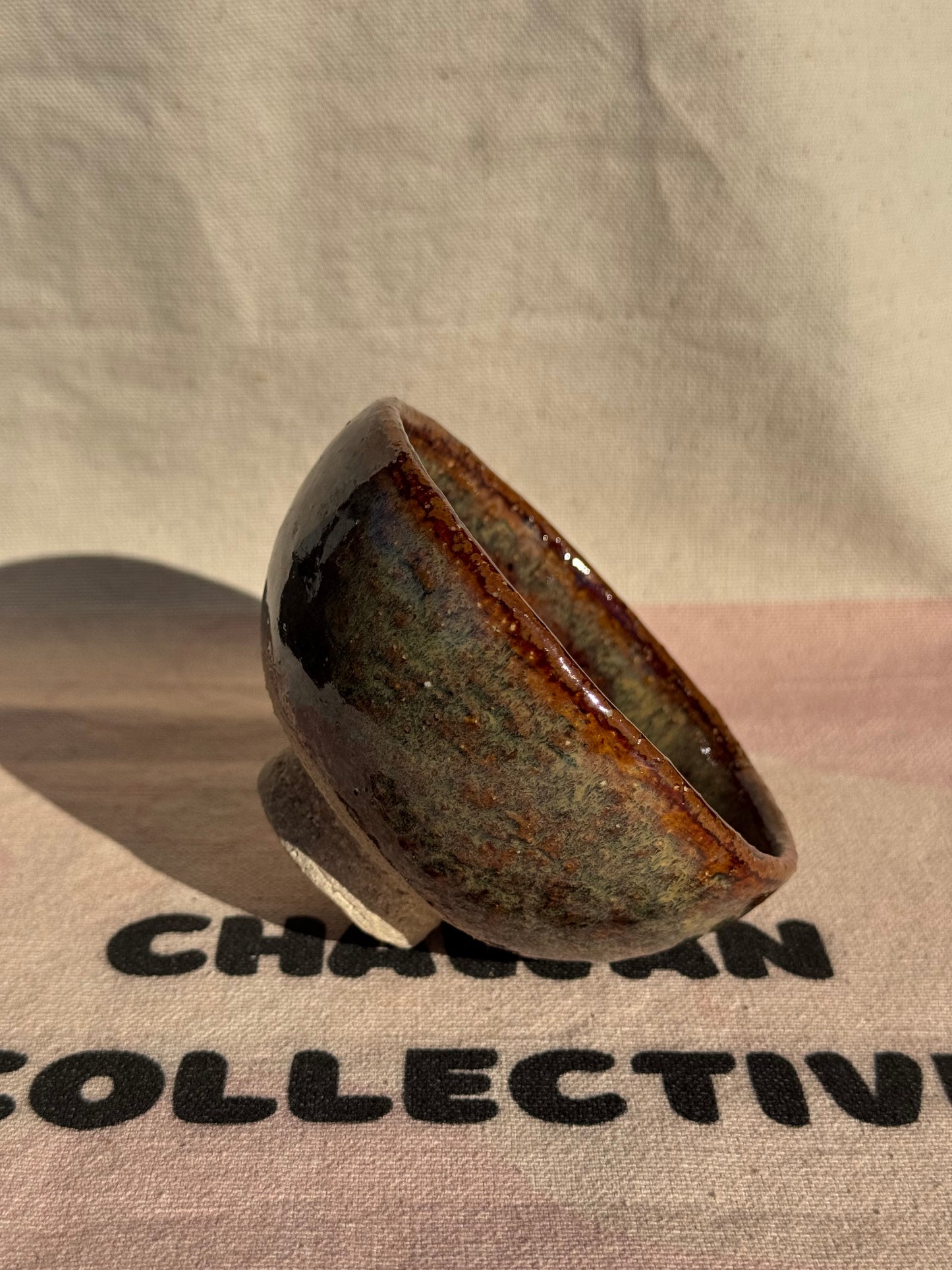MINI TEA BOWL BROWN GLAZE 🌸