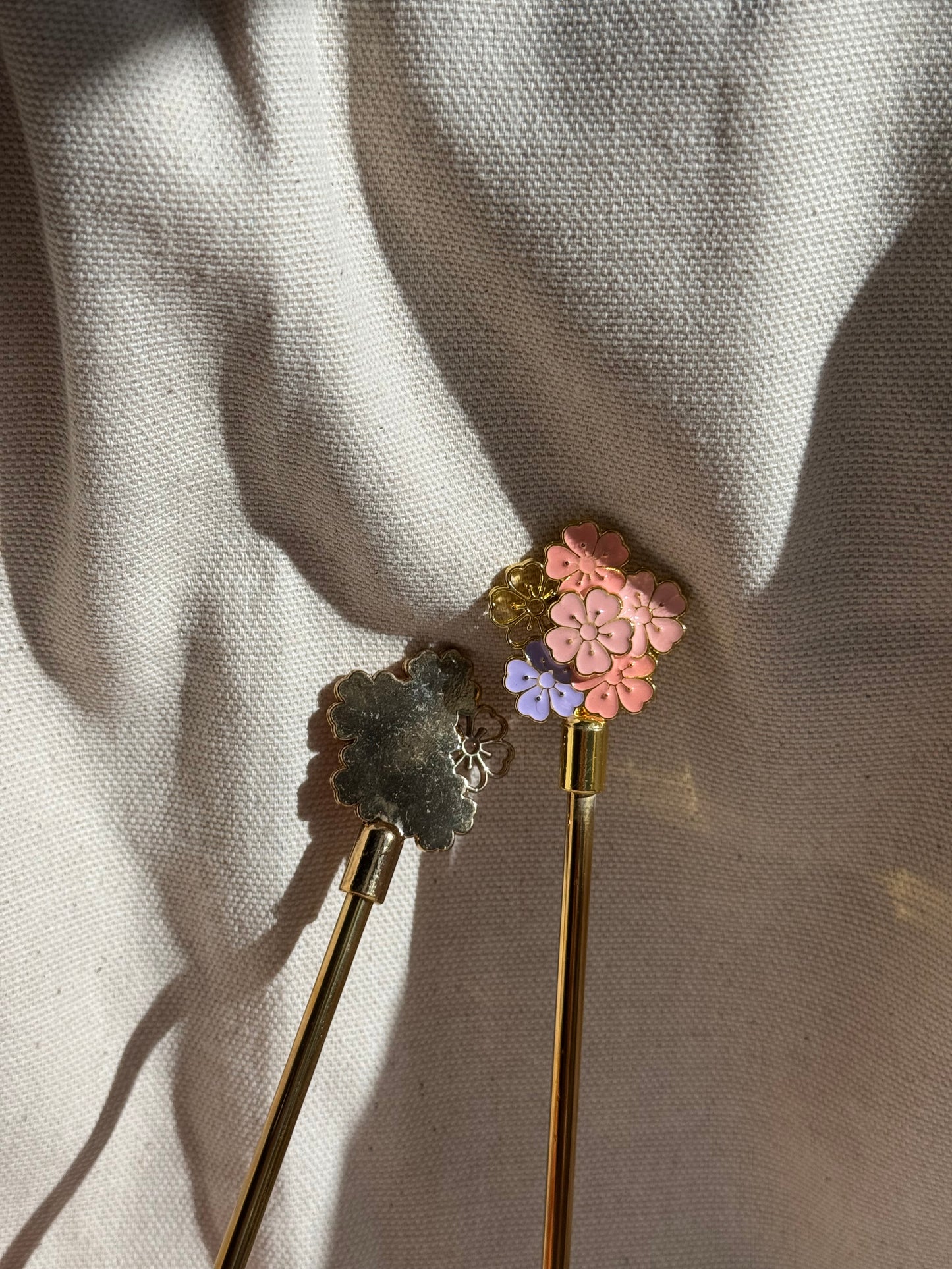 SAKURA STAINLESS STEEL GOLD SPOON 🌸