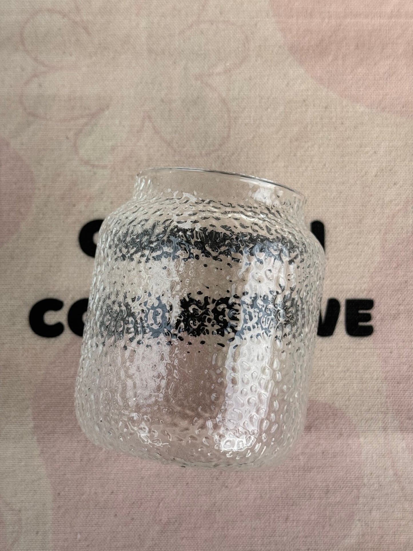 GLASS JAR CUP 🌸
