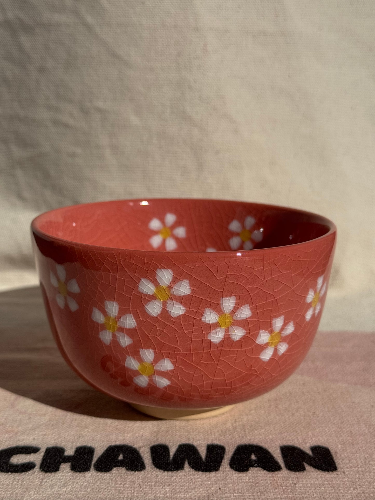 MINO YAKI CRACKLE RED GLAZE 🌸