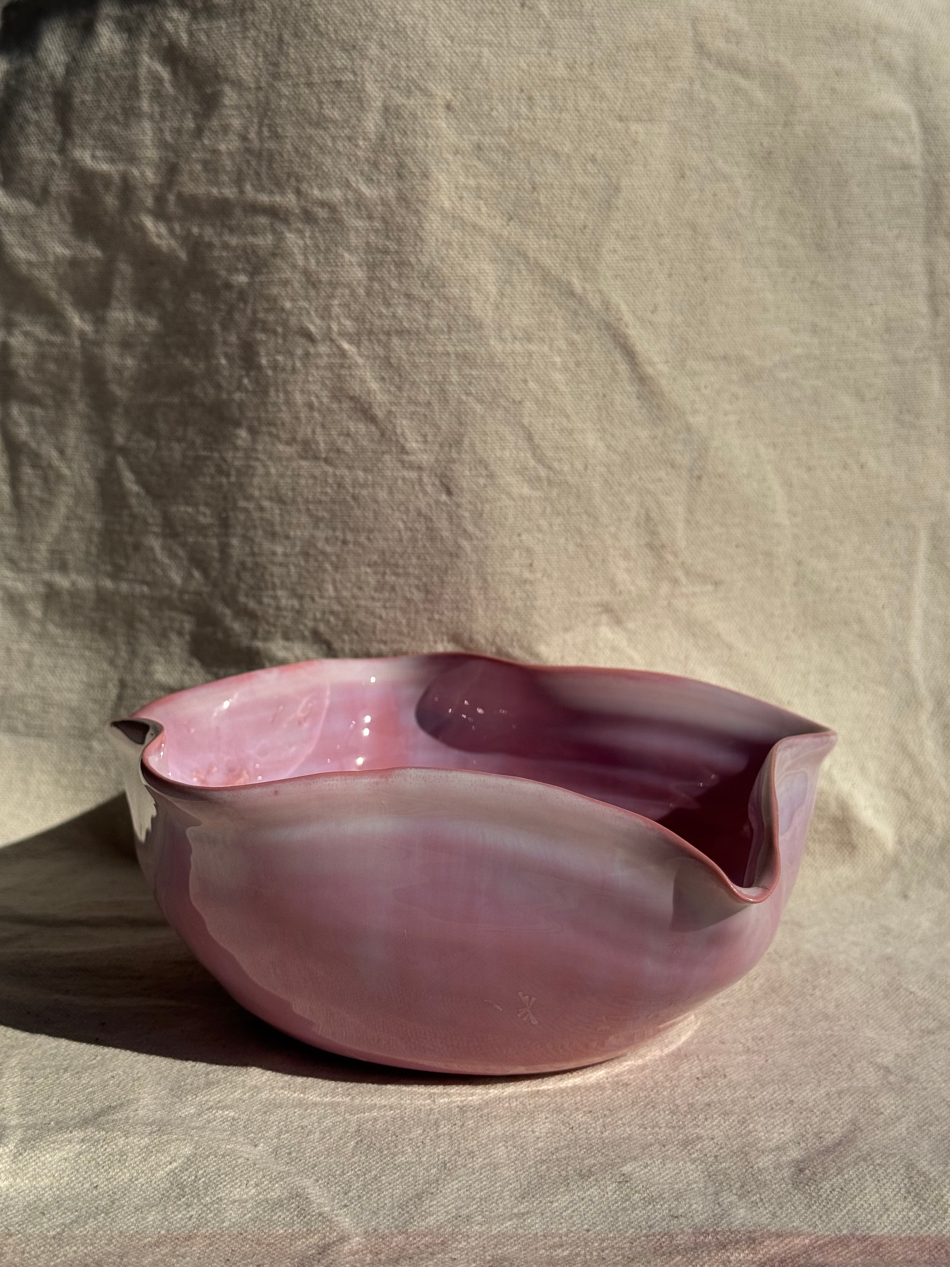 SEASHELL STARFISH PINK GLAZE MATCHA BOWL - Thumbnail 2