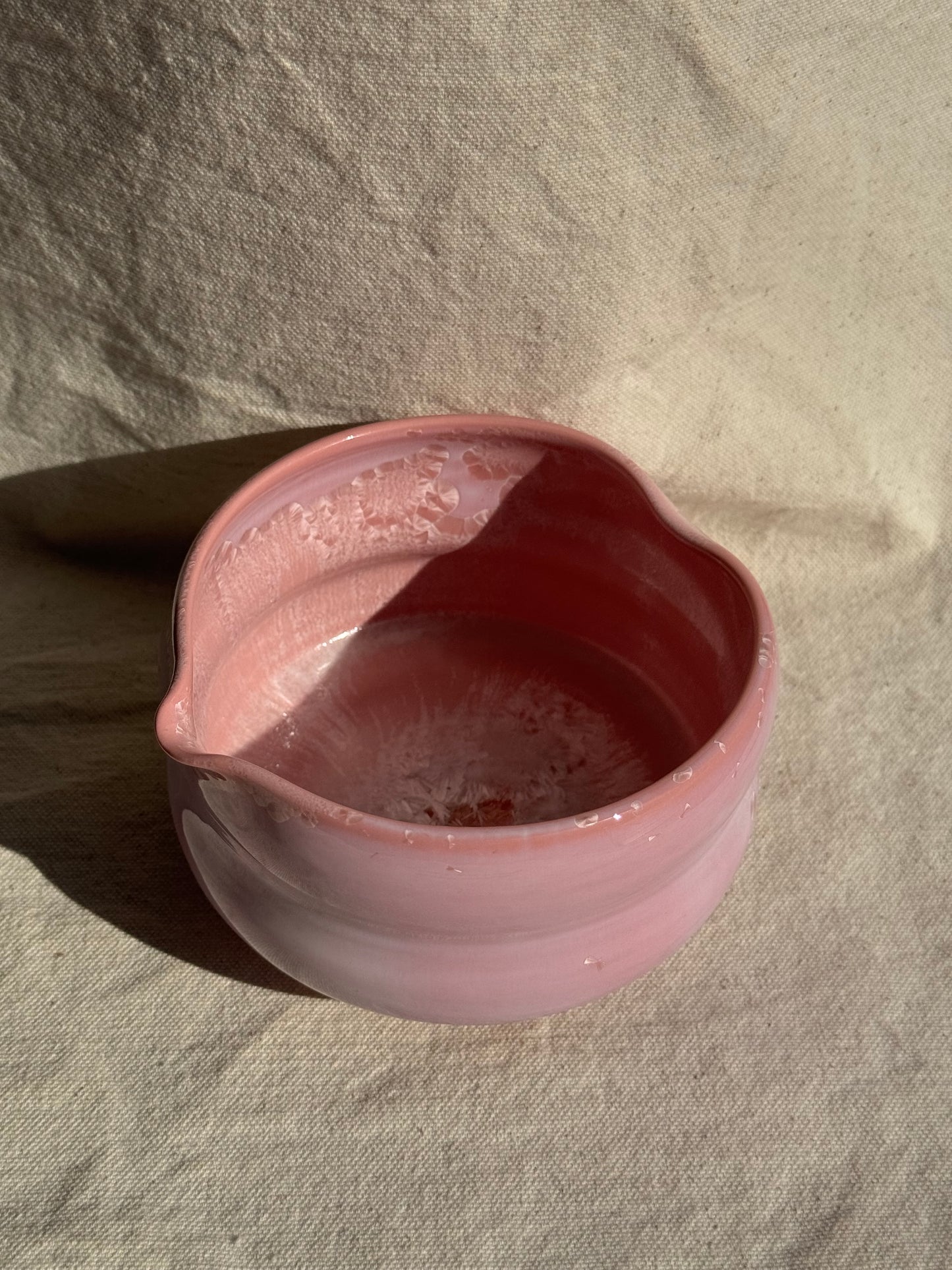 MATCHA BOWL HOURGLASS PINK LOVE KATAKUCHI 🌸