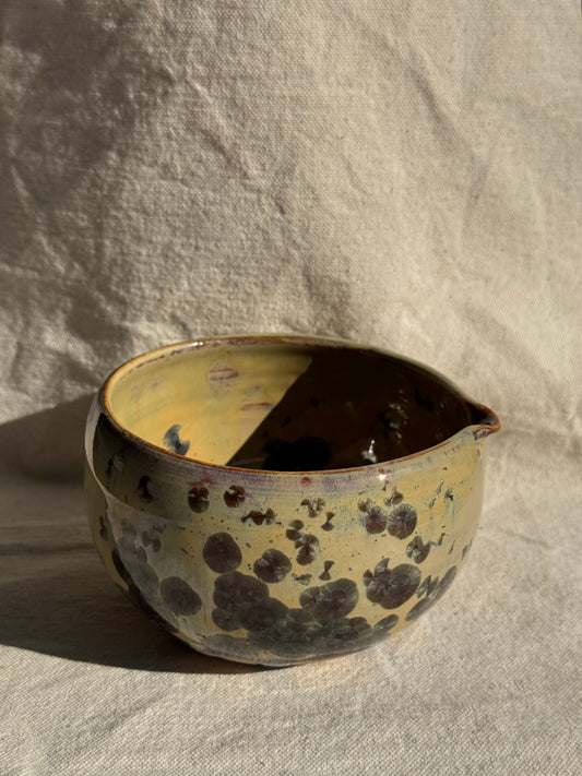 MATCHA BOWL YELLOW GLAZE KATAKUCHI 🌸