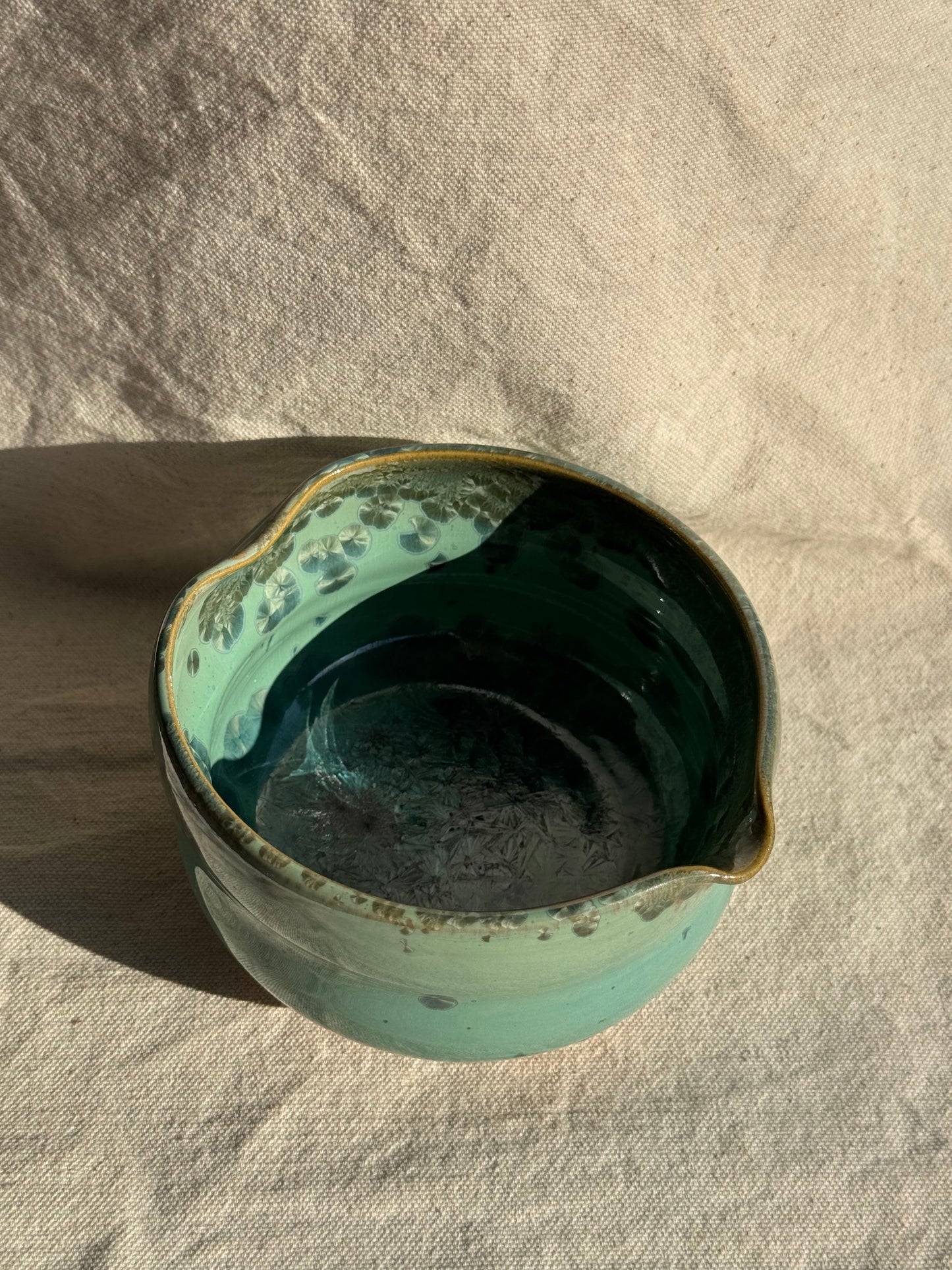 MATCHA BOWL HOURGLASS GREEN LOVE KATAKUCHI 🌸