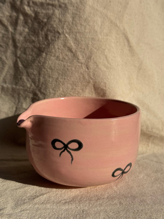 MATCHA BOWL COQUETTE BOW KATAKUCHI 🌸
