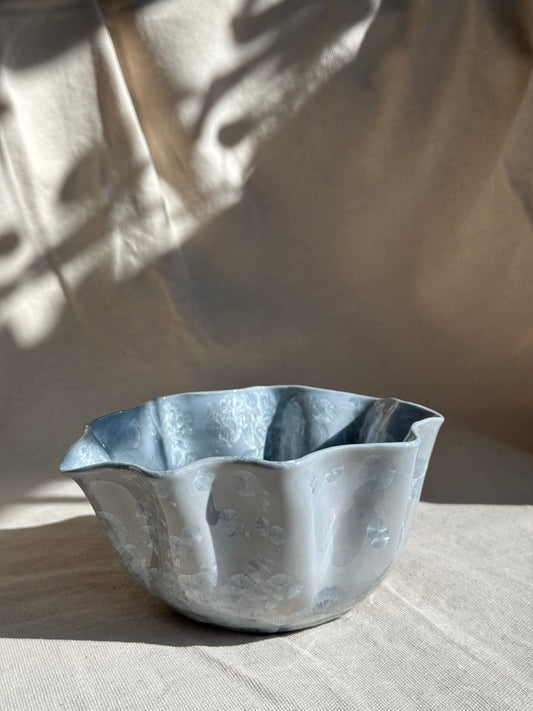MATCHA BOWL SEASHELL GREY GLAZE KATAKUCHI 🌸
