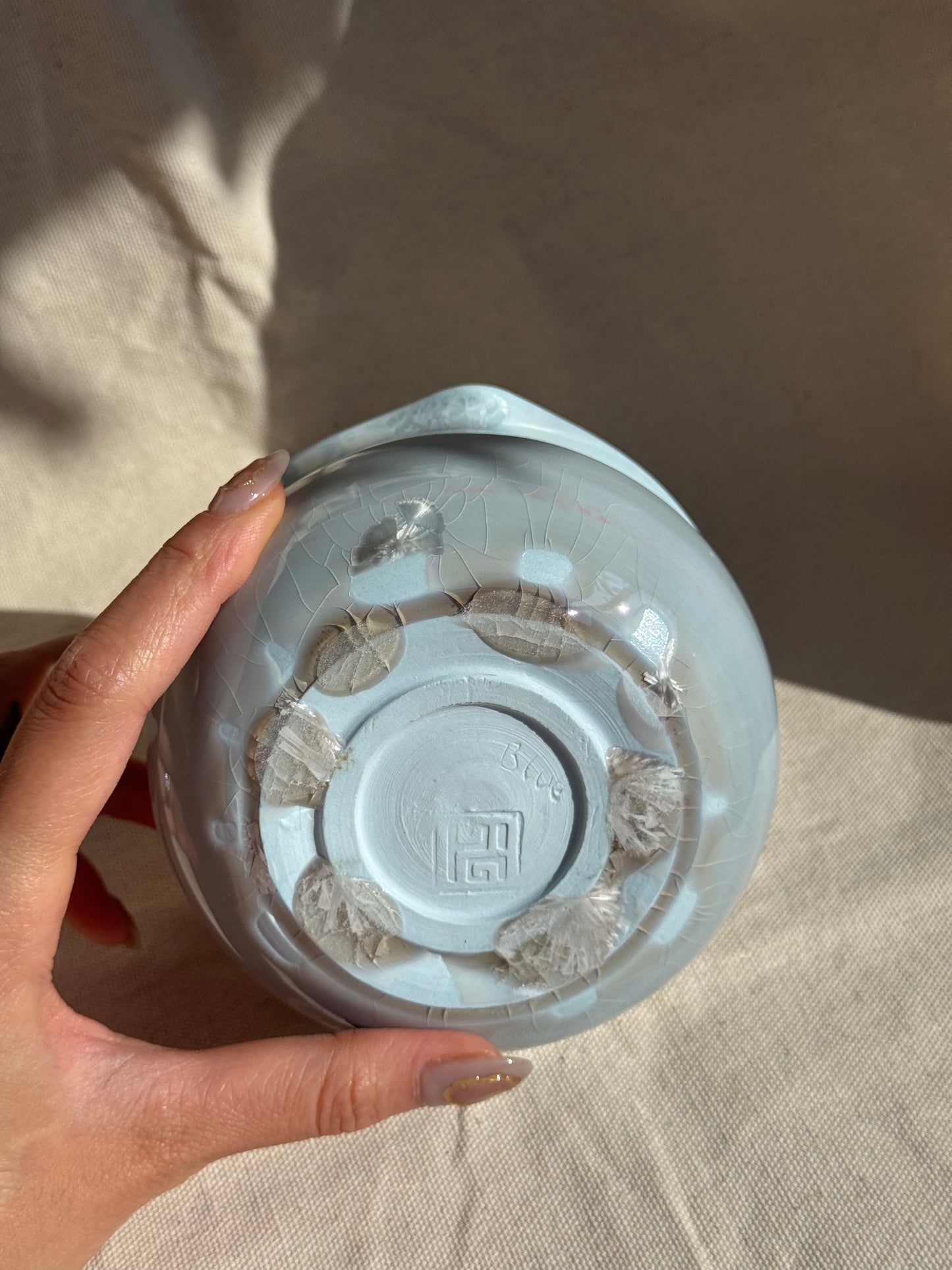 MATCHA BOWL BABY BLUE LOVE KATAKUCHI 🌸
