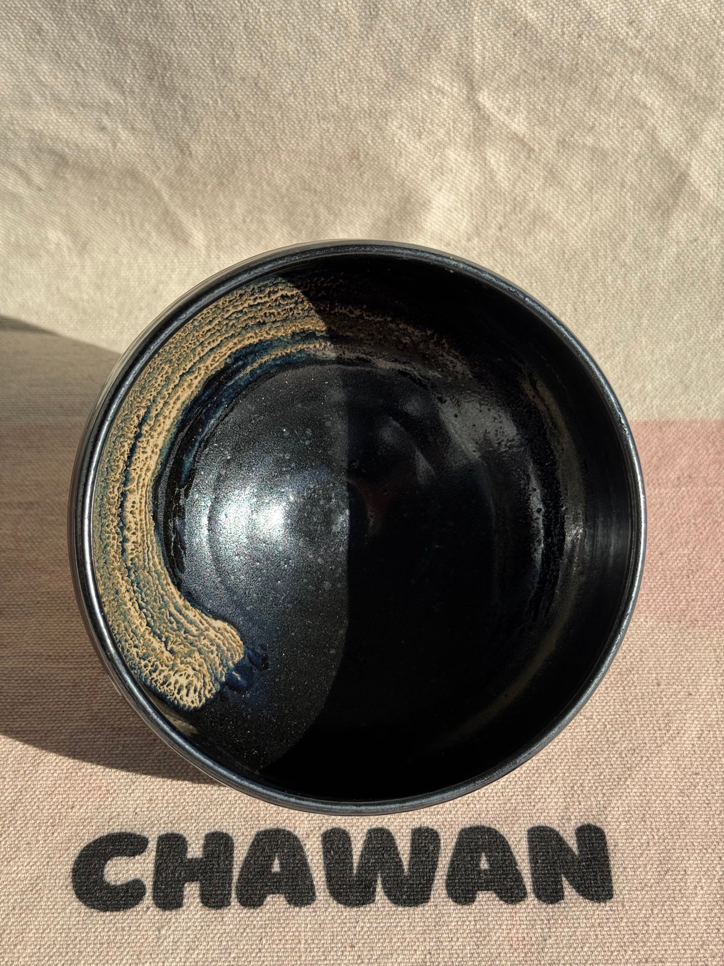 TEA BOWL TENMOKU BLACK GLAZE 🌸