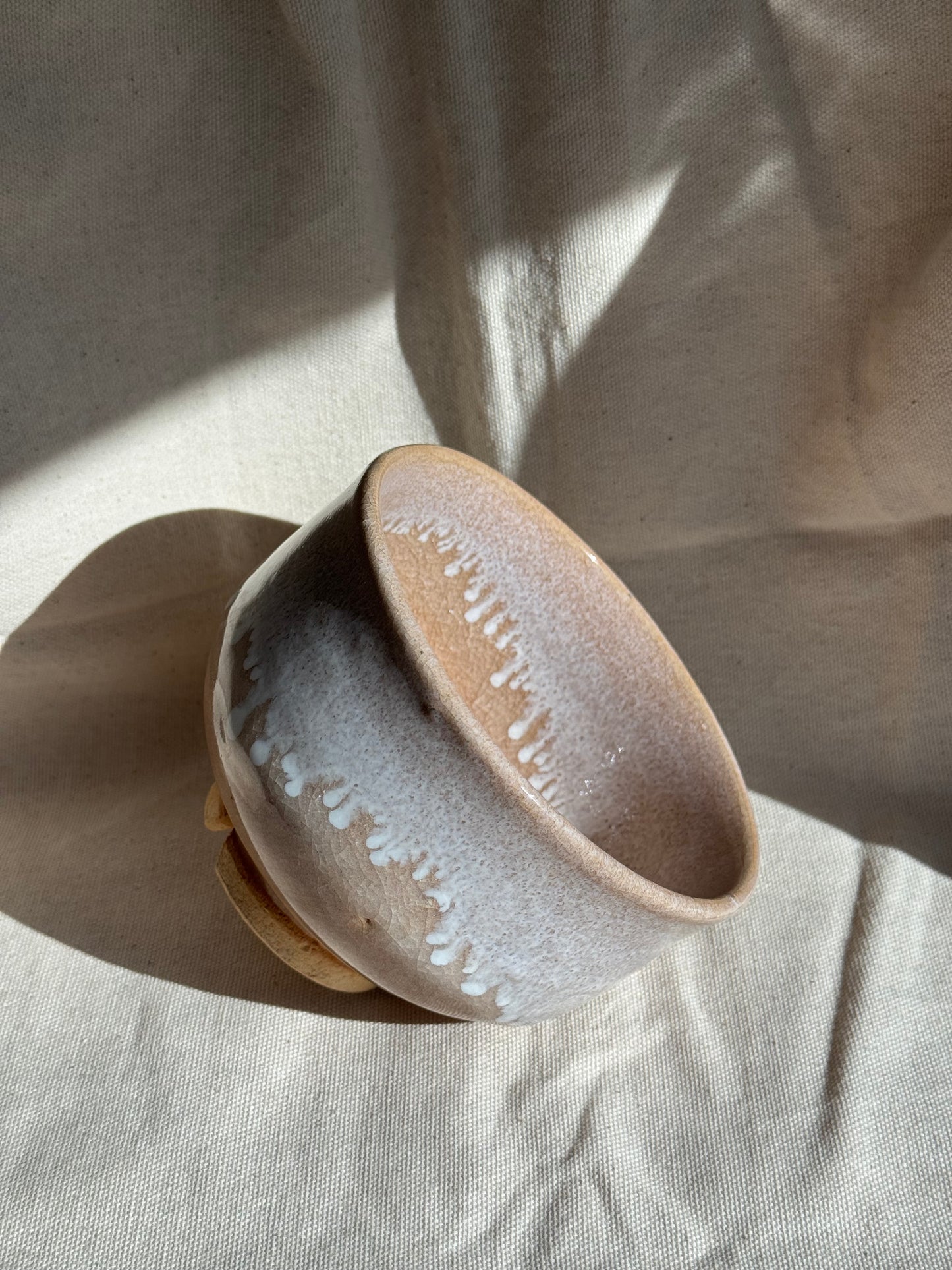 MATCHA BOWL HAGI YAKI DRIPPING CRACK GLAZE 🌸