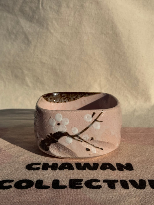 TEA BOWL PINK SHINO 🌸