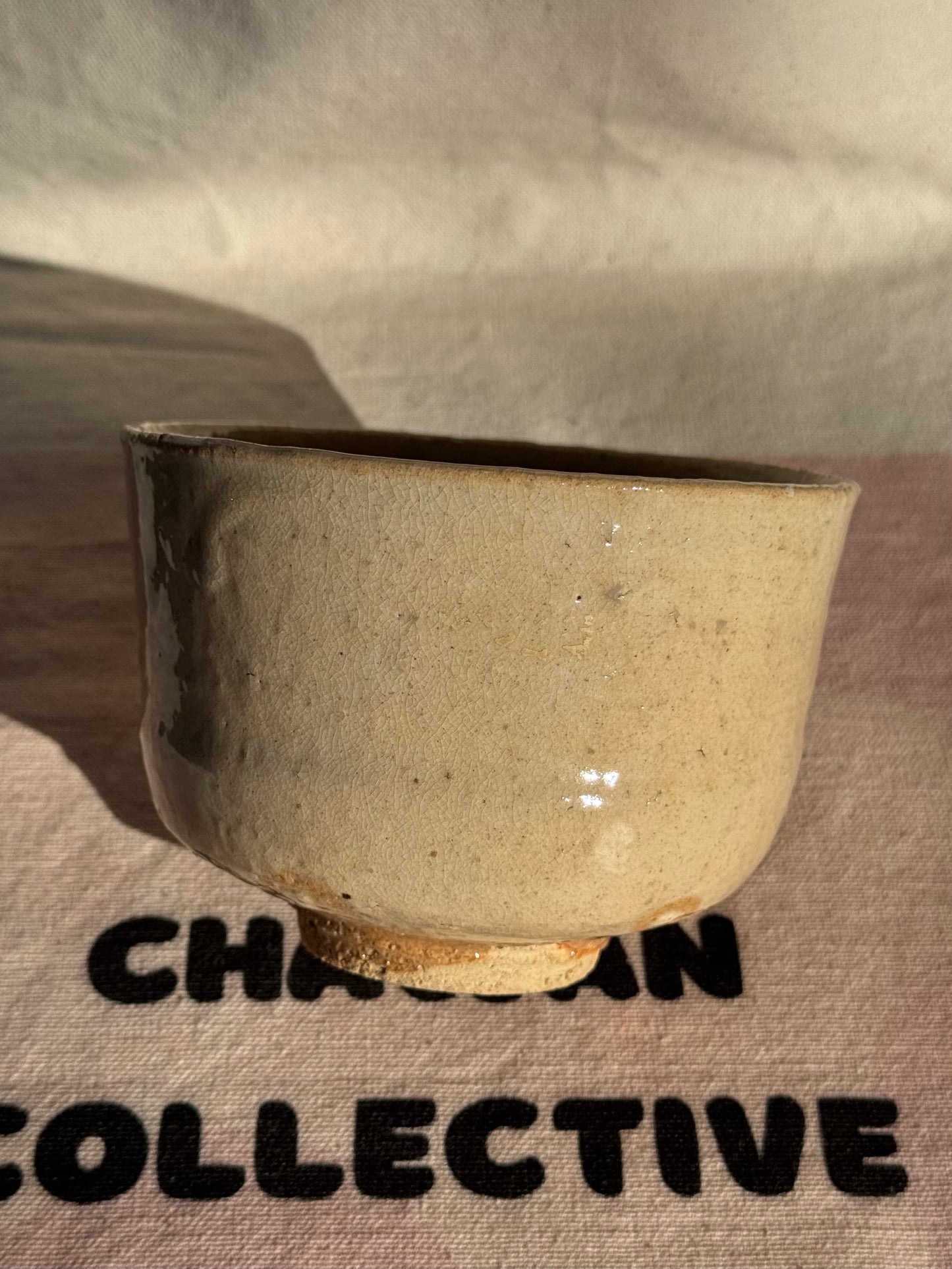 TEA BOWL HAGI MILKY GLAZE 🌸