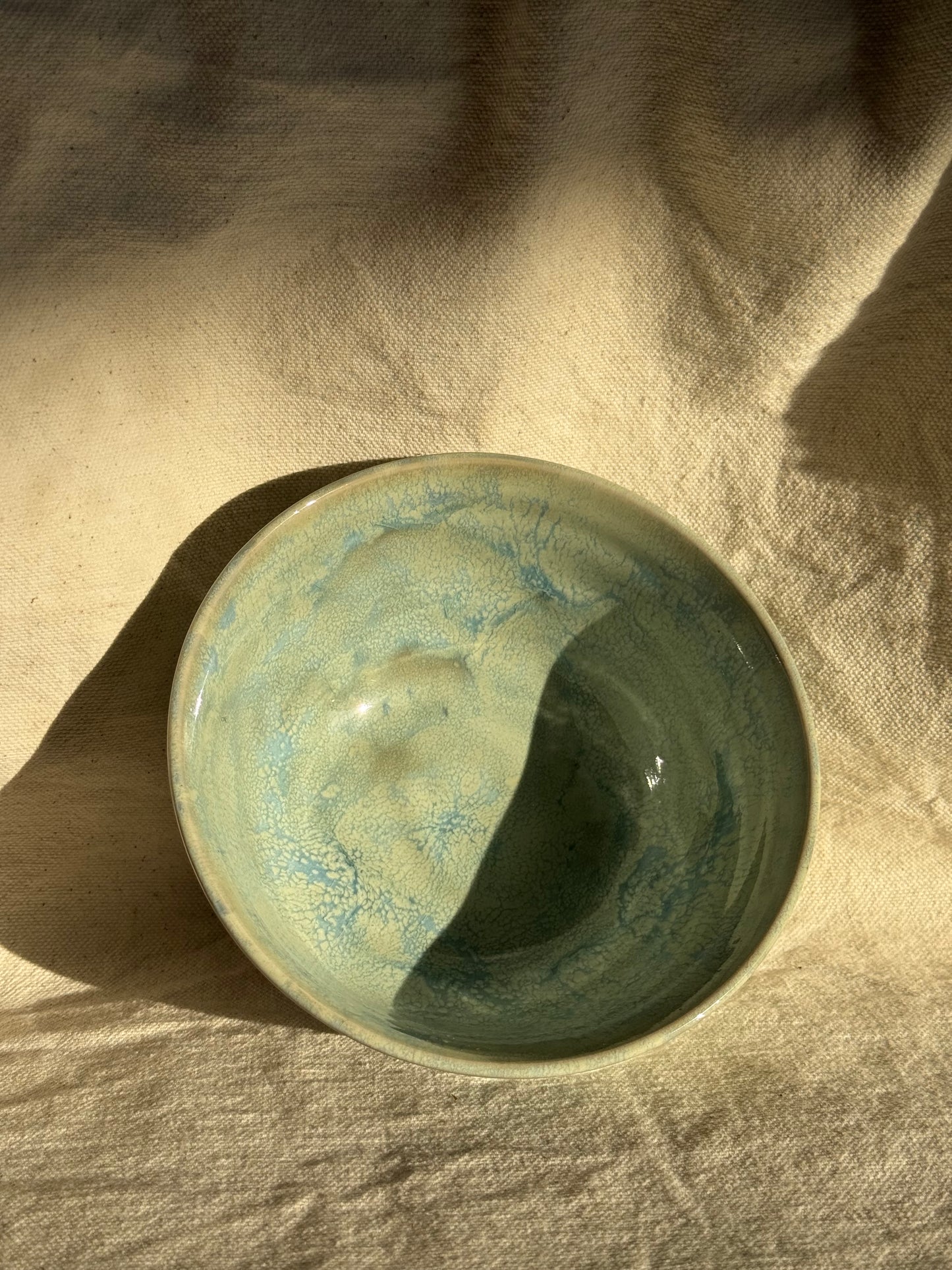 MATCHA BOWL TOBE YAKI BLUE GLAZE 🌸