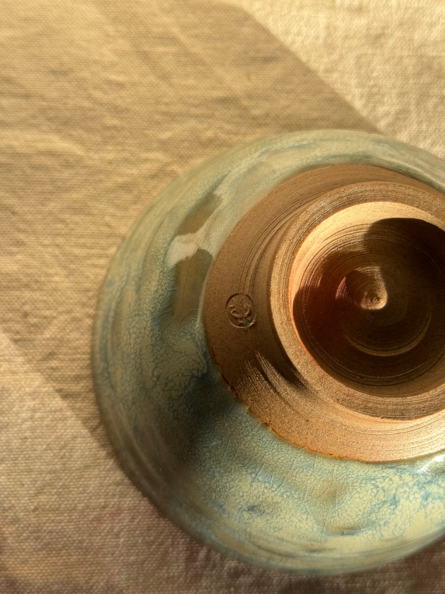 MATCHA BOWL TOBE YAKI BLUE GLAZE 🌸