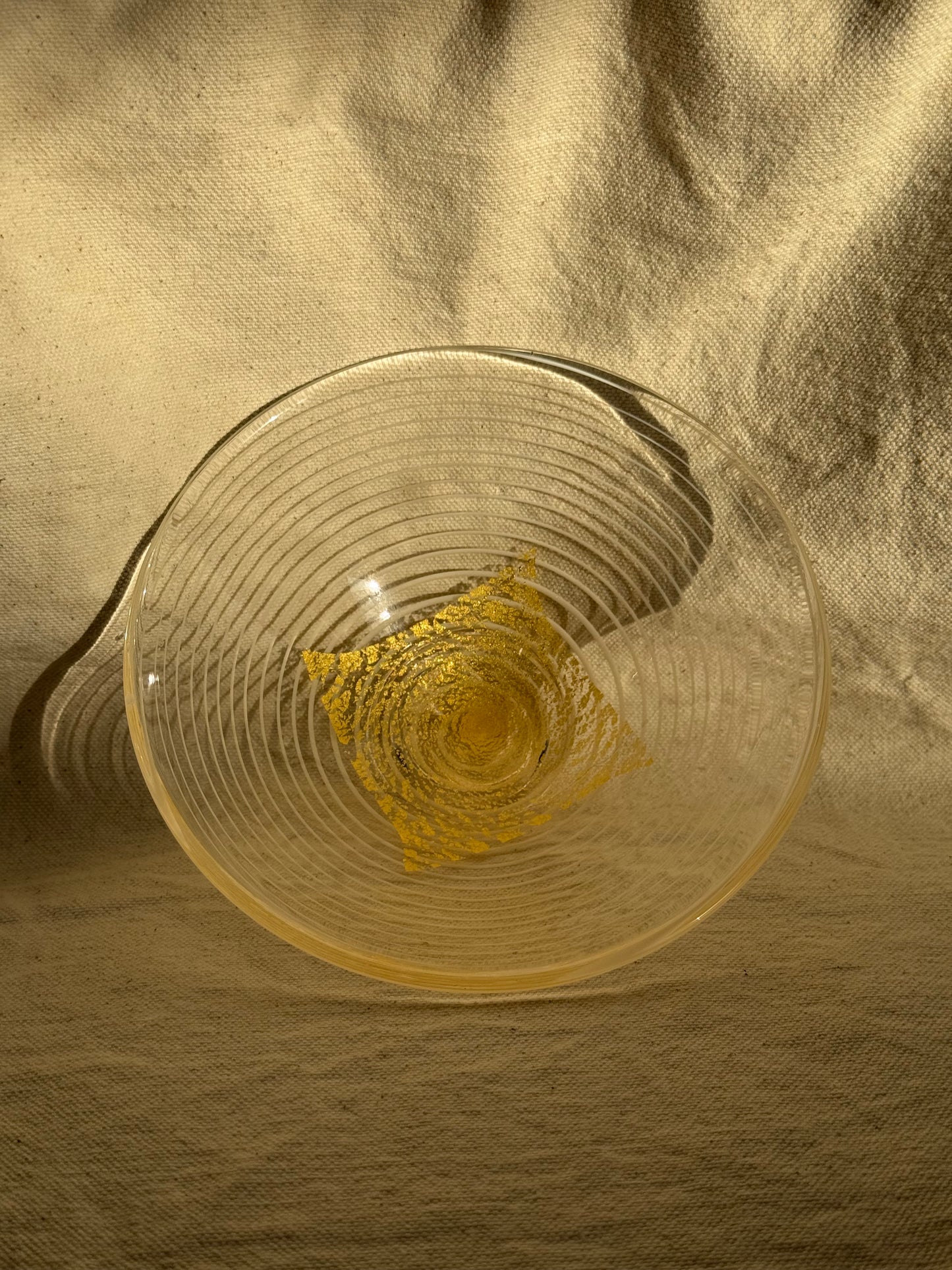 MATCHA BOWL SUMMER GLASS GOLD GLAZE 🌸