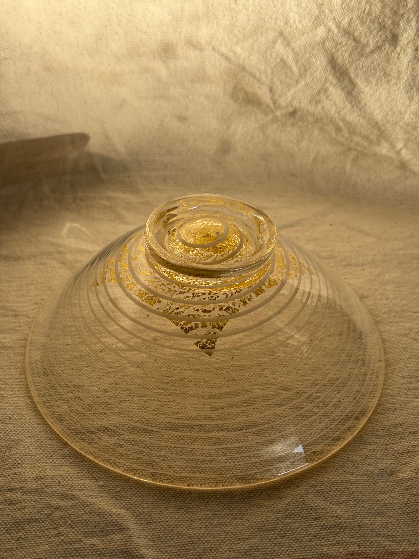 MATCHA BOWL SUMMER GLASS GOLD GLAZE 🌸