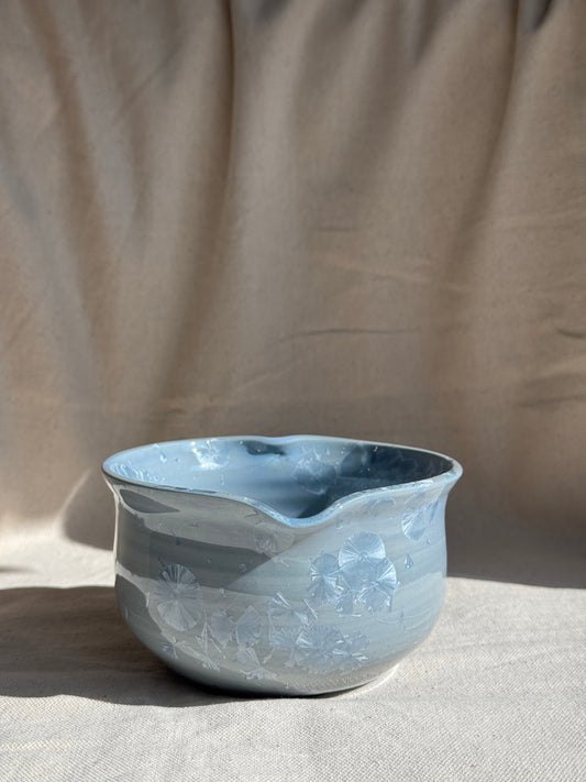 MATCHA BOWL BLUE GREY LOVE KATAKUCHI 🌸