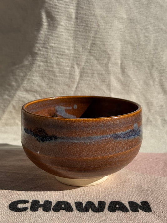 TEA BOWL KIYOMIZU YAKI BROWN 🌸