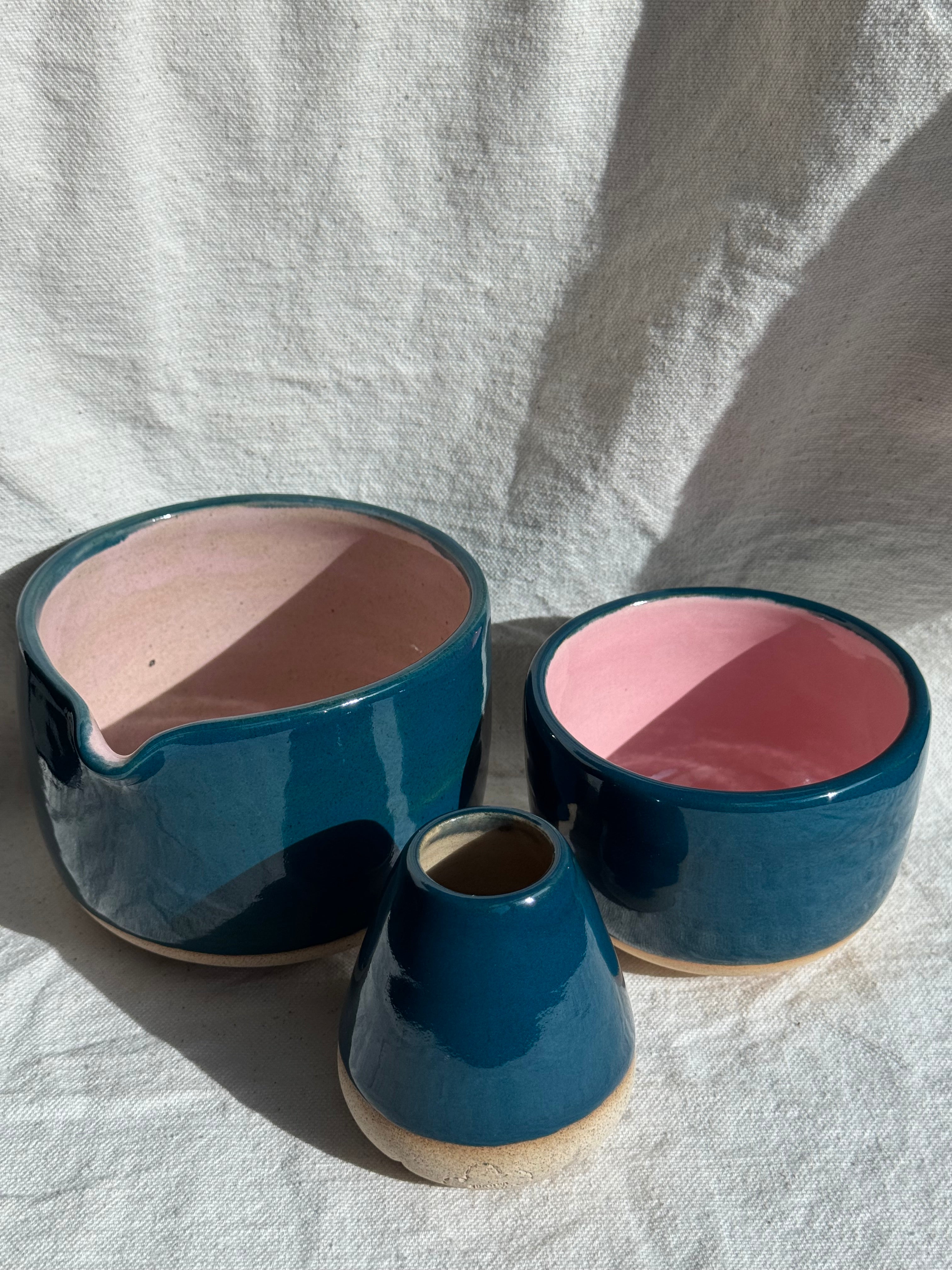 Match Bowl Half Glazed Set - Thumbnail 5