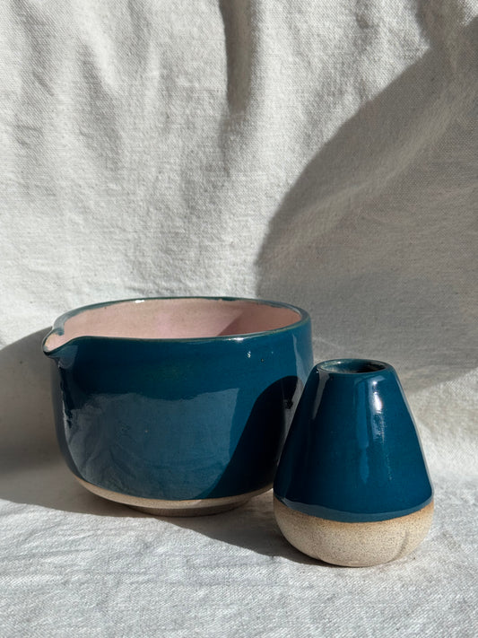 MATCH BOWL HALF GLAZED SET 🌸