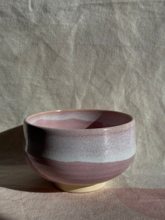 TEA BOWL KYO YAKI PINK OMBRE 🌸