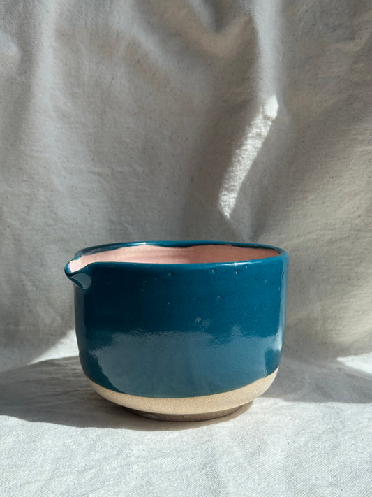 MATCH BOWL HALF GLAZED KATAKUCHI (1) 🌸