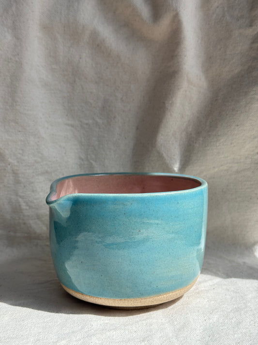 MATCH BOWL HALF GLAZED KATAKUCHI 🌸