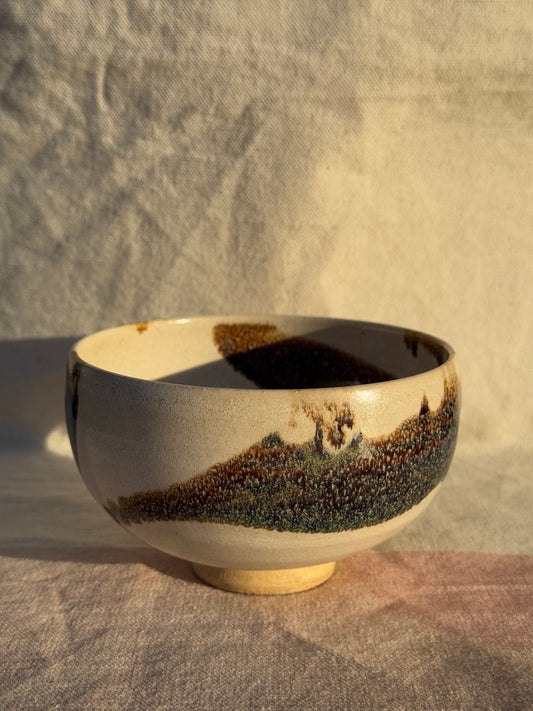 TEA BOWL KYO YAKI RABBIT FUR GLAZE 🌸
