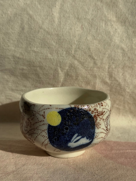 MINI TEA BOWL RABBIT OVER THE MOON 🌸