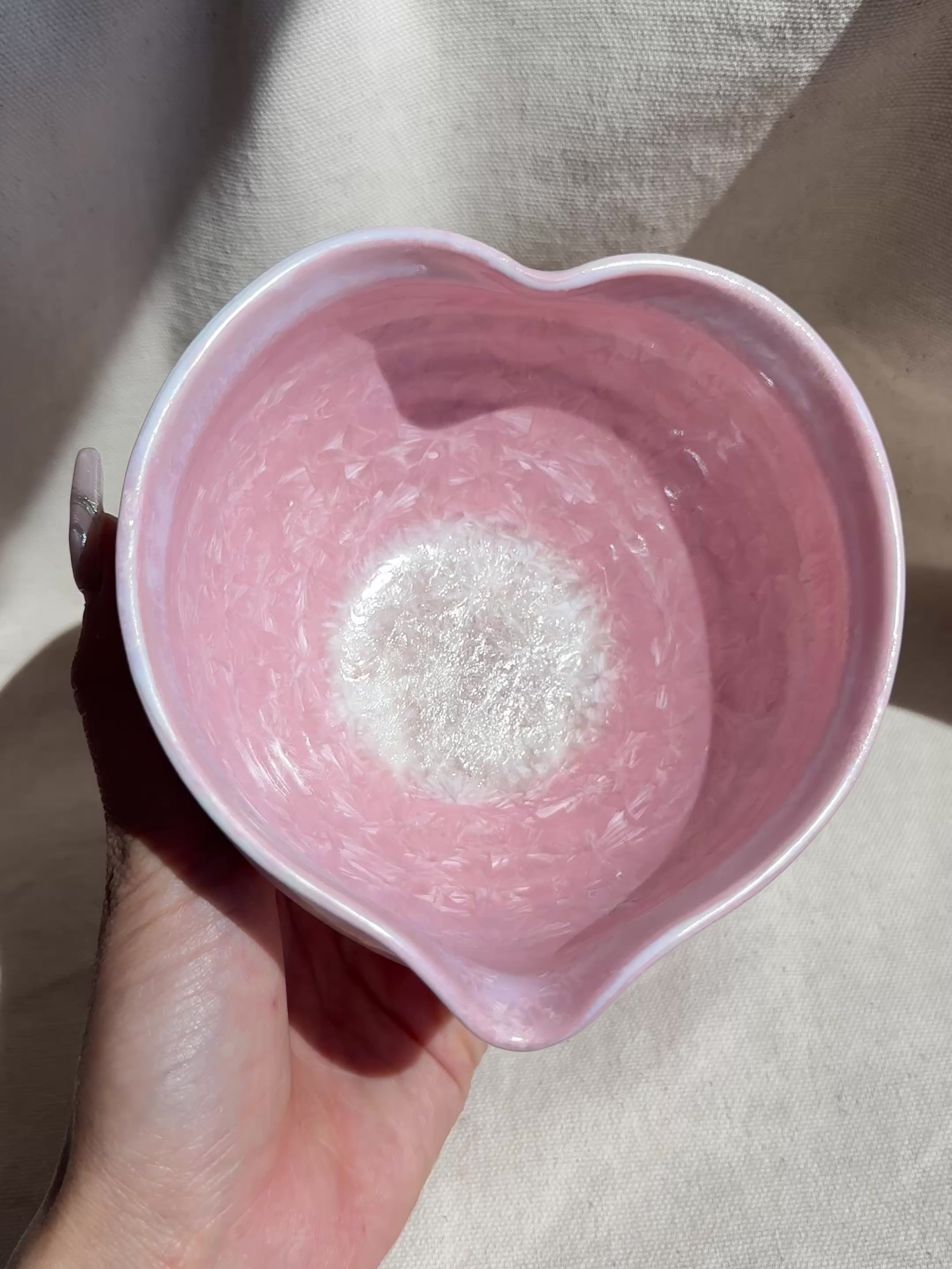 Matcha Bowl Pink Ombre Love Katakuchi - Thumbnail 5