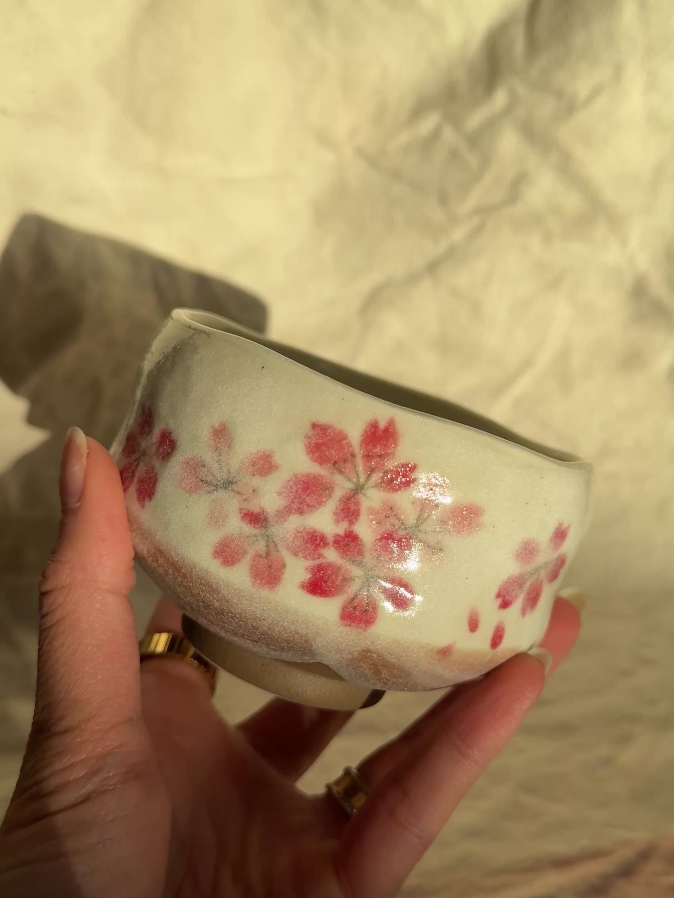 MINI TEA BOWL PINK SAKURA - Thumbnail 4
